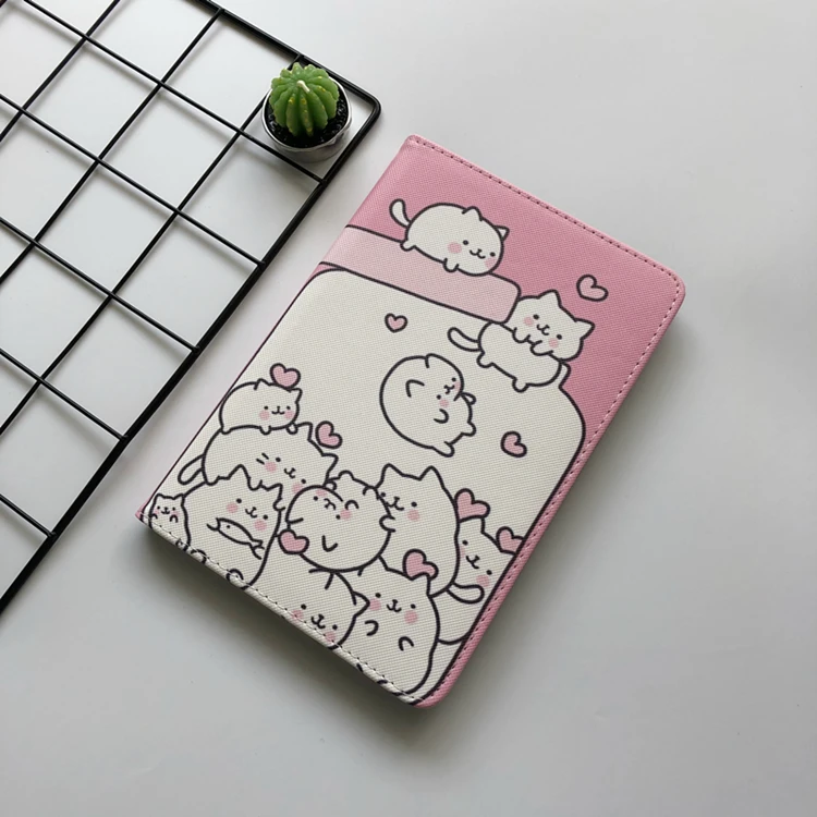 Kawayi подарок на год кота чехол Обложка для ipad 9,7 Pro air2 Мягкая обложка для ipad Air1 Чехол ipad mini 1/2/3/4, ipad Стенд