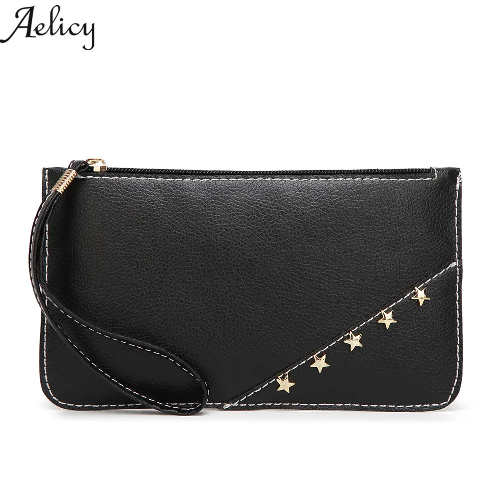 Aelicy кошелек модная однотонная кожаная сумка-мессенджер женская сумка для монет