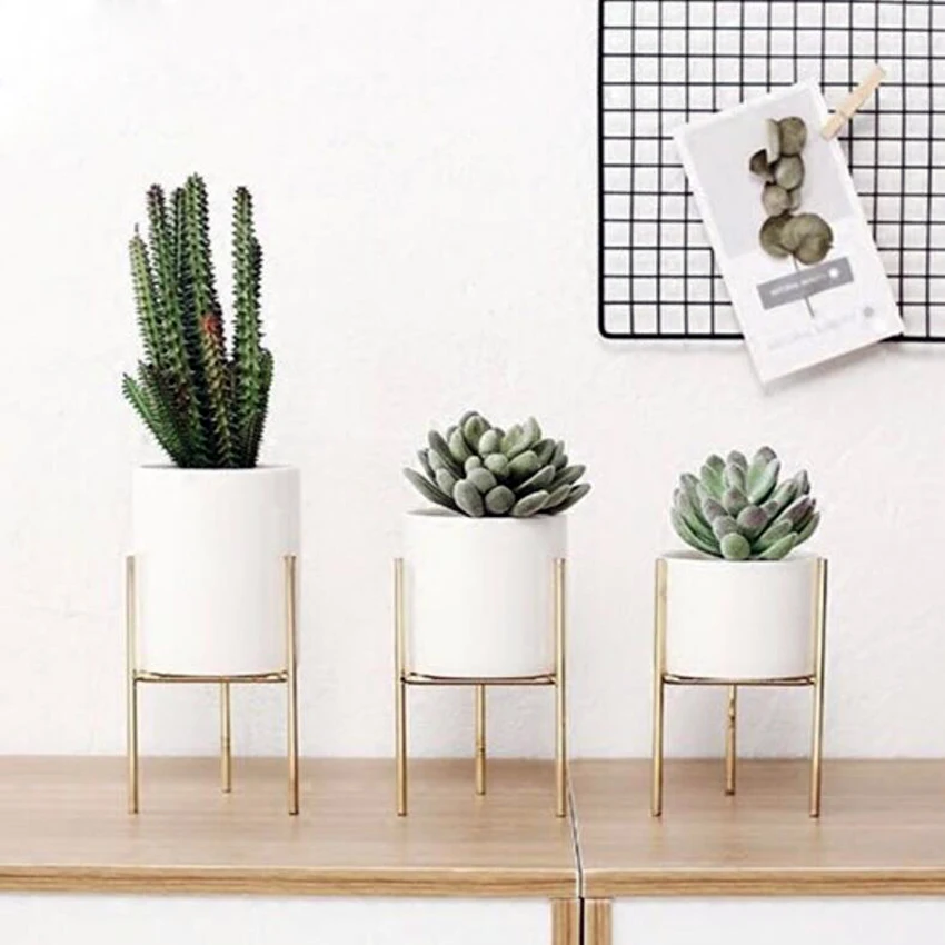 Керамическая железная ваза в скандинавском стиле 1 набор минималистские