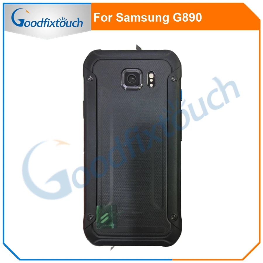 Крышка батареи для SAMSUNG GALAXY S6 Active G890 G890A SM-G890 задняя крышка Корпус чехол запасные части