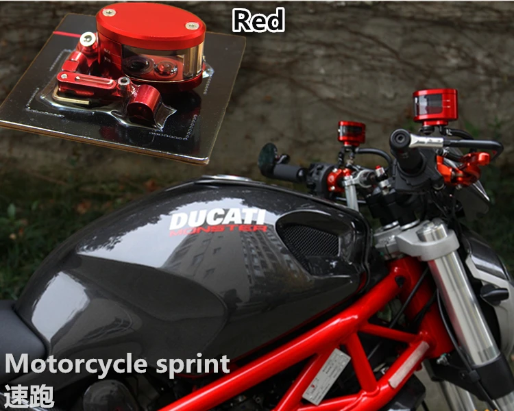 Red Brake Clutch Master Cylinder Fluid 