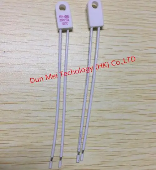 10pcsRH/Tf 95 115 125 130 135 150 230 градусов Цельсия 15A 250V Температура предохранитель тепловые
