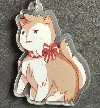 2 1 шт. аниме брелок APH Axis Powers Hetalia Puppy милые животные Portachiavi красивый кулон De Llaveros Doubleside брелок - Цвет: 2