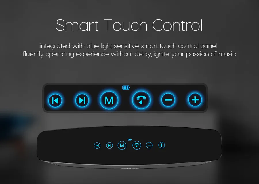 Zealot S12 Портативный беспроводной Bluetooth динамик 4 драйвера сенсорное управление наружная Колонка 12 Вт сабвуфер с микрофоном Поддержка TF карты AUX