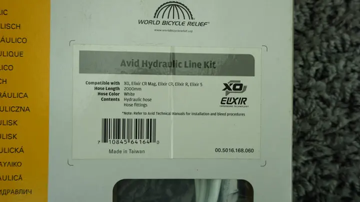 SRAM AVID гидравлическая линия комплект направляющий уровень дБ черный/красный/белый