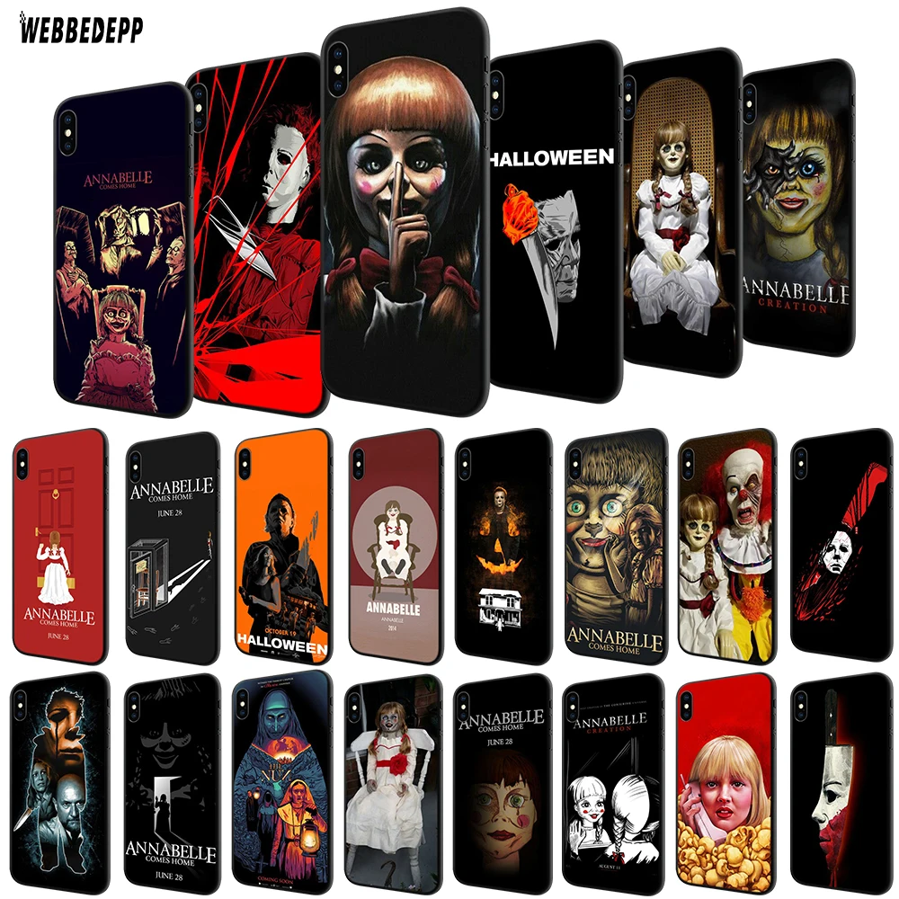 WEBBEDEPP Annabelle поставляется дома ТПУ чехол для Apple iPhone 6 6S 7 8 Plus 5 5S SE X XS MAX XR мягкий