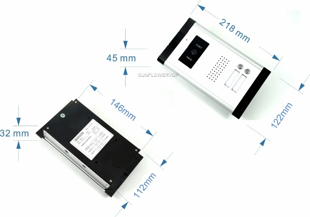 SUNFLOWERVDP 2 цвета мониторы 10 &quotвидеотелефон 700 линий CCD HD камера Дверной телефон для