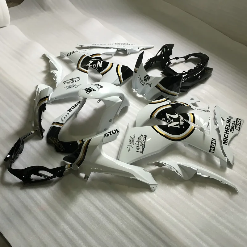 Комплект обтекателей под давлением для GSXR1000 09 10 GSX R GSXR 1000 K9 2009 2010 ABS белый черный