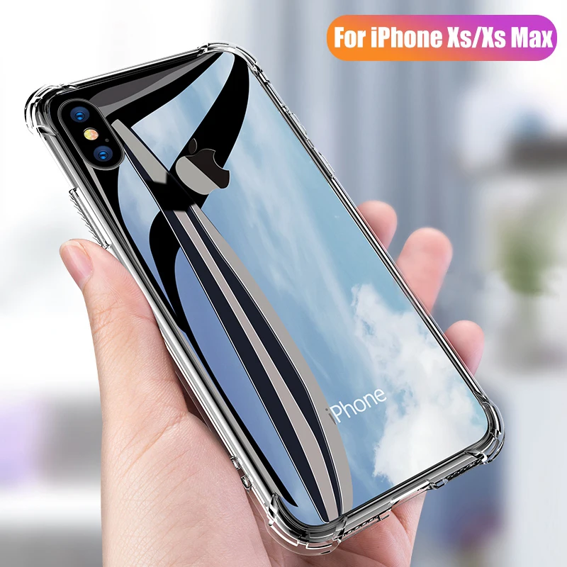 Soft Clear Phone Case for iPhone 8 7 Plus XS Max XR Thin Cover Coque 6 s 5 5s se iphone X 10 Cases |