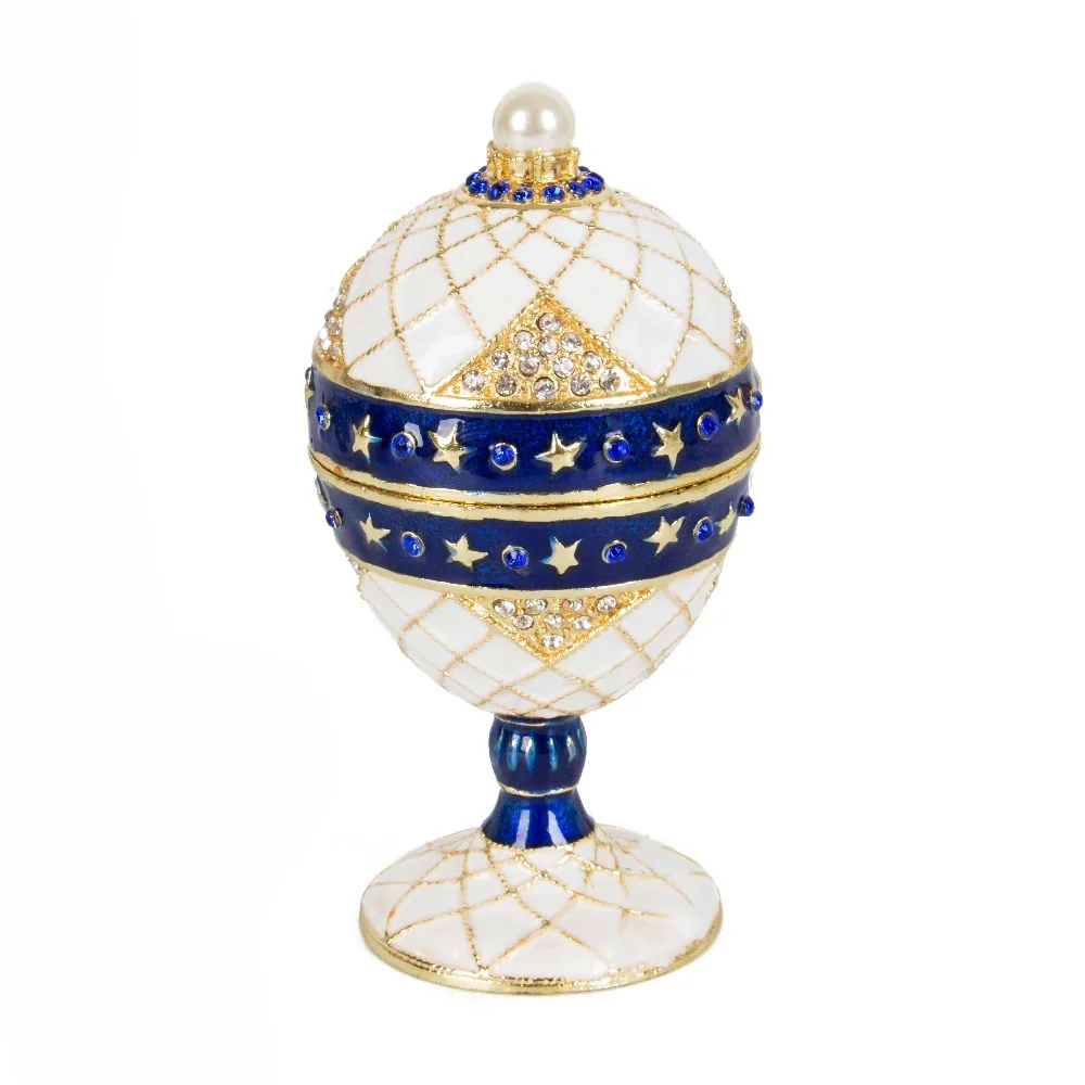 FABERGE Яйцо Металл Изысканный хороший фаберге яйцо для украшения дома|Статуэтки и