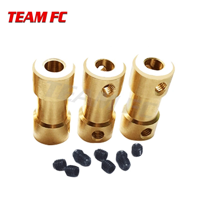 3pcs New Brass Flexible Motor Shaft Coupling Coupler Transmission Connector Drive 2mm 5 Boat Rc | Игрушки и хобби