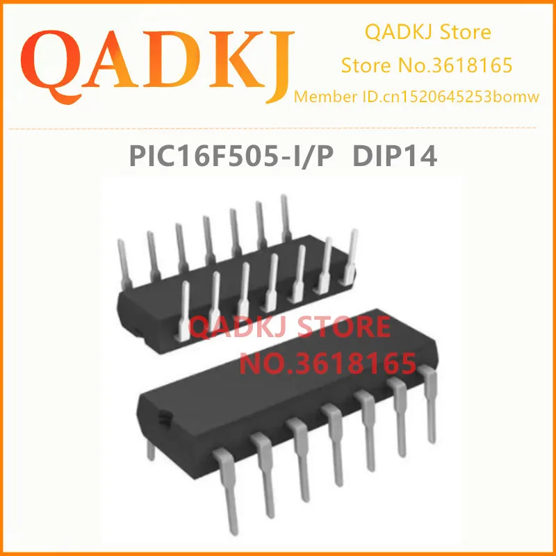 PIC16F505 I/P DIP14 Новинка & Оригинал бесплатная доставка|Аксессуары для батарей и ЗУ| |