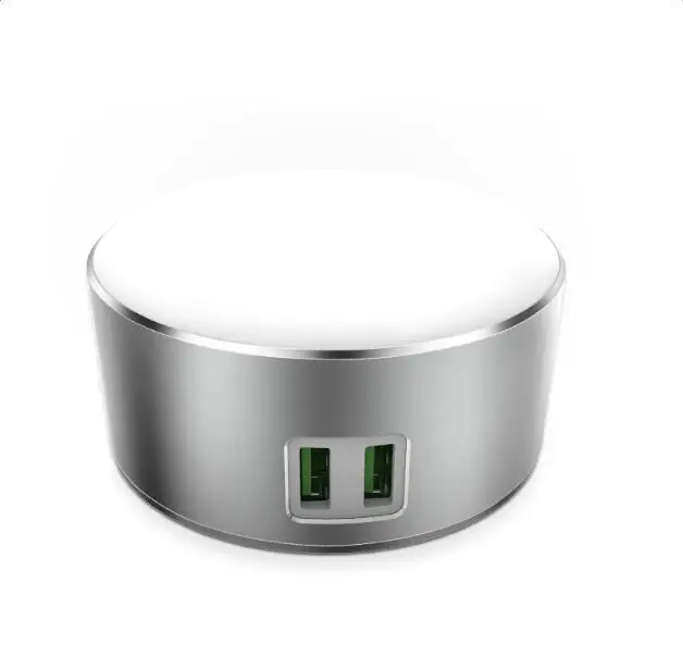 LDNIO 2 порта ЕС/США/Великобритания вилка A2208 USB зарядное устройство адаптер Светодиодная лампа портативная телефон путешествия настенное зарядное устройство для iPhone samsung