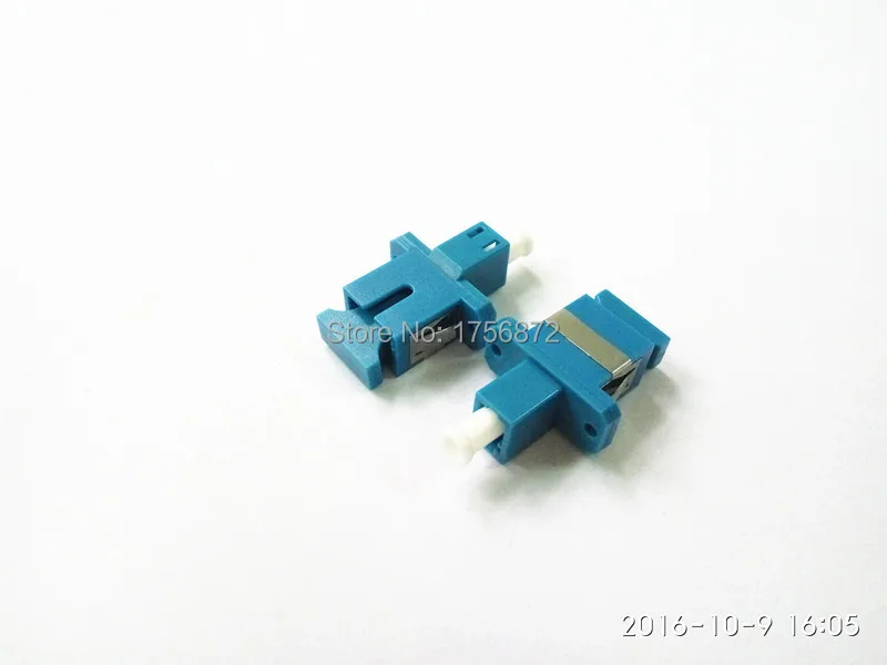 SC Female to LC Fiber Optic Adapter SC-LC Plastic Hybrid Optical Adaptor | Мобильные телефоны и аксессуары