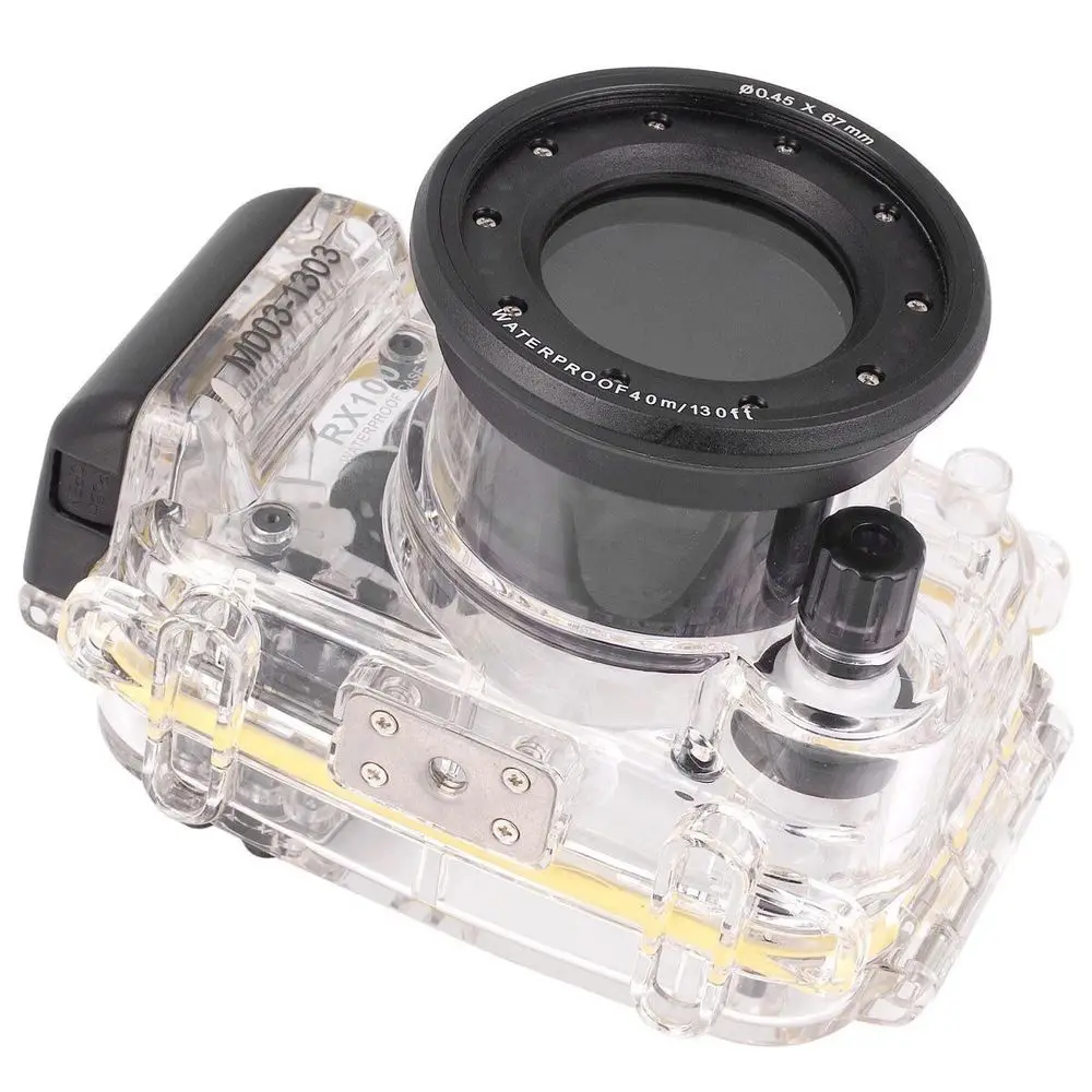 Водонепроницаемый подводный чехол для sony RX100 Meikon 40m 130ft Sony DSC RX100|bag birds|bag goldbag clasp |
