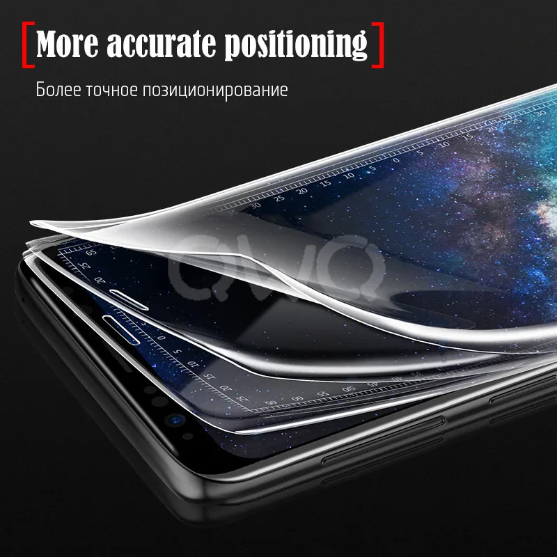 HD полное покрытие мягкая защитная Гидрогелевая пленка для Samsung Galaxy S8 S9 Plus Note 8 S7 S6