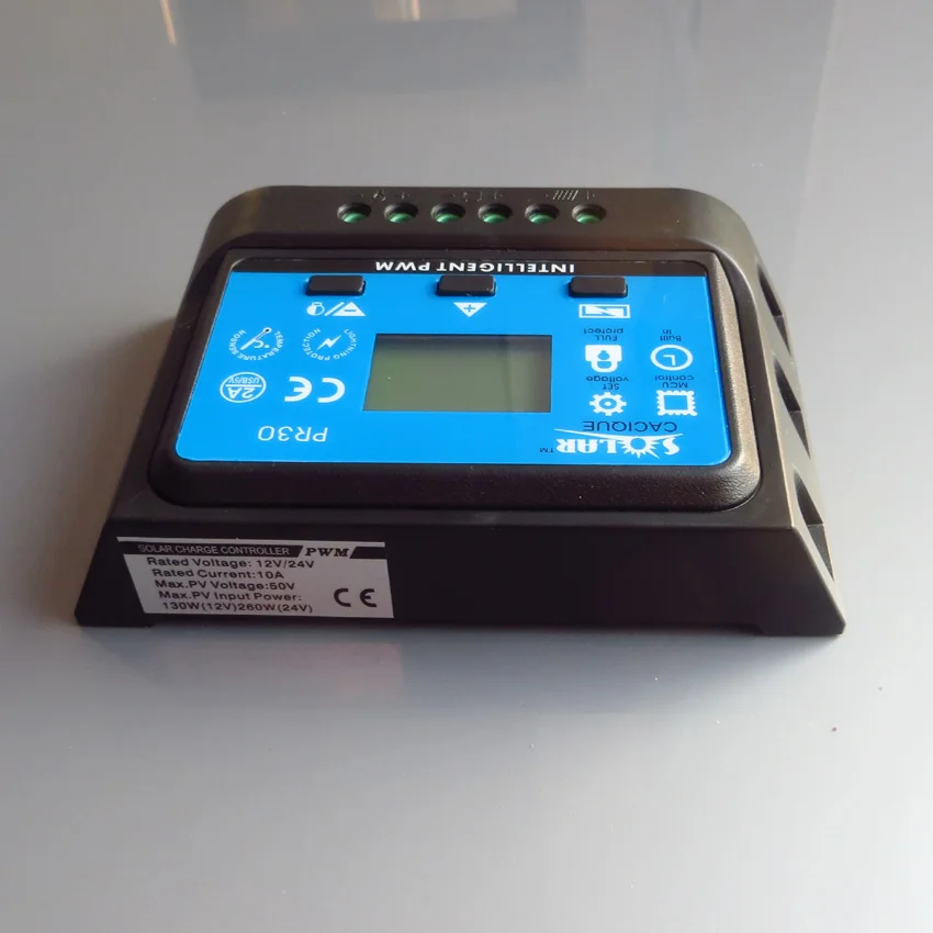 1 шт х 30A PR3030 12 V/24 V линейный ШИМ регулятор панель солнечных батарей с зарядным