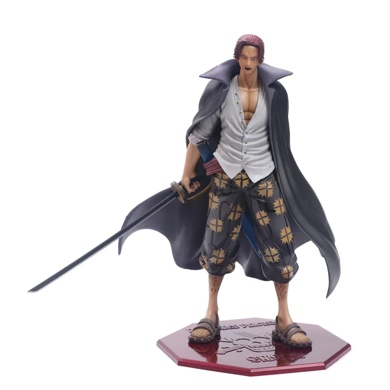 

Аниме One Piece красный пиратский хвост Битва на 10-ю годовщину GK ПВХ экшн-Фигурка Статуя Коллекционная модель игрушки кукла