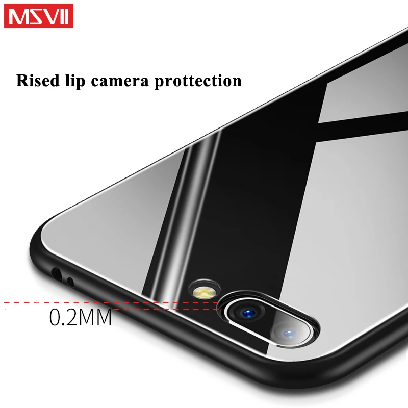 MSVII чехол для huawei Honor 10 Lite тонкий View стеклянная крышка V10 Hono10 чехлы |