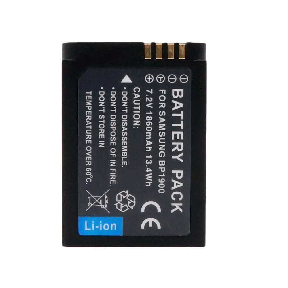 2 шт. Аккумулятор для камеры WHCYonline BP1900 1860 мА/ч Samsung Smart Camera NX1 с аккумулятором на 1