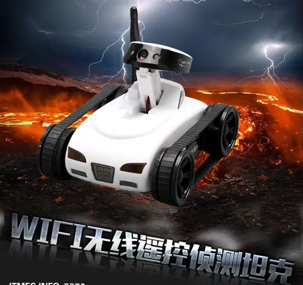Игрушка с дистанционным управлением счастливая корова 777-270 Мини WiFi RC автомобиль с камерой Поддержка IOS Телефон Android передача в реальном времени rc танк