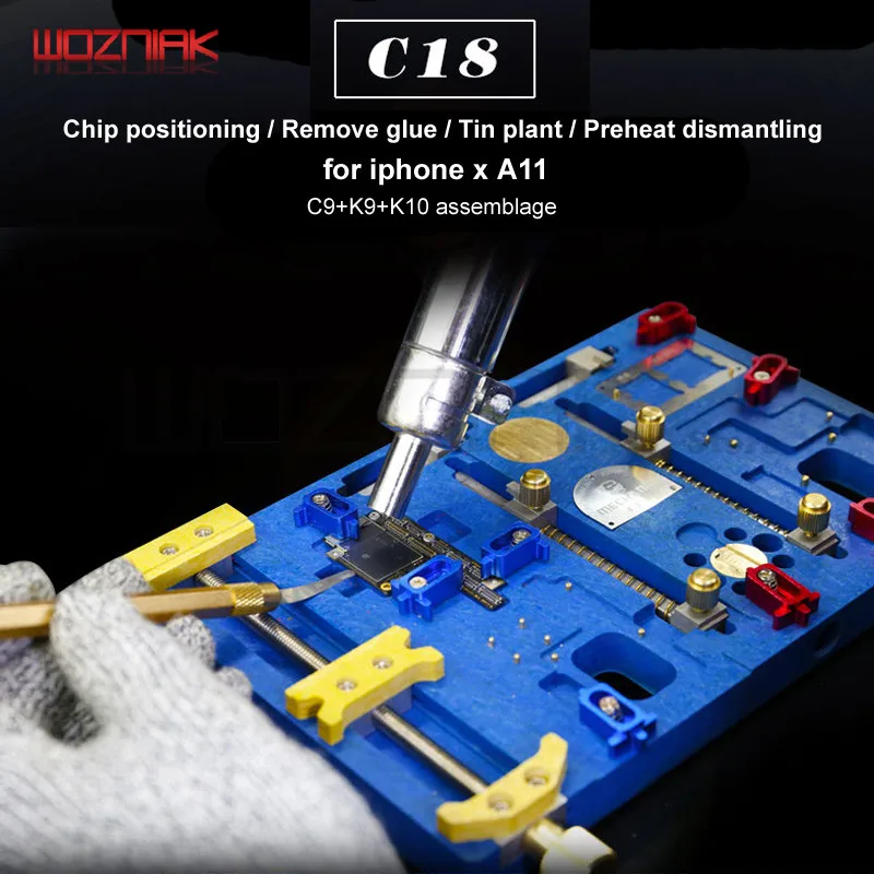 Комплексное обслуживание паяльник Отопление таблицы для iPhone x A11 чип материнской