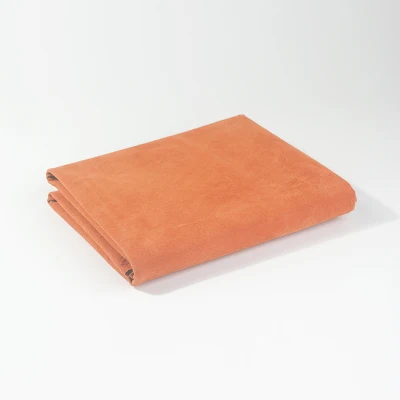 Orange 300X200X0,5 мм разноцветная обувь с подкладкой из спилка из натуральной свиной кожи, замшевая обувь, кожаный материал для кожевенного ремесла, Швейные аксессуары - Цвет: Orange