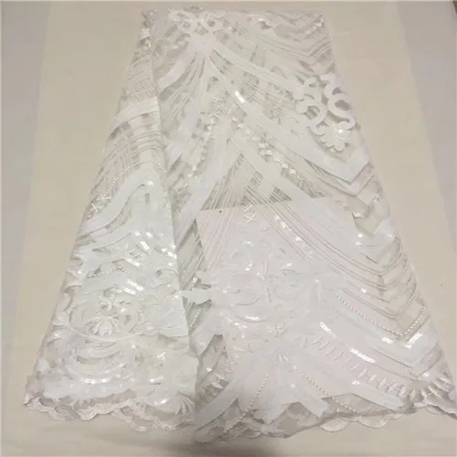 CD1001 lace fabric african tulle net with sequins for evening dress 2018 latest design wholesale (5yard/lot) | Дом и сад