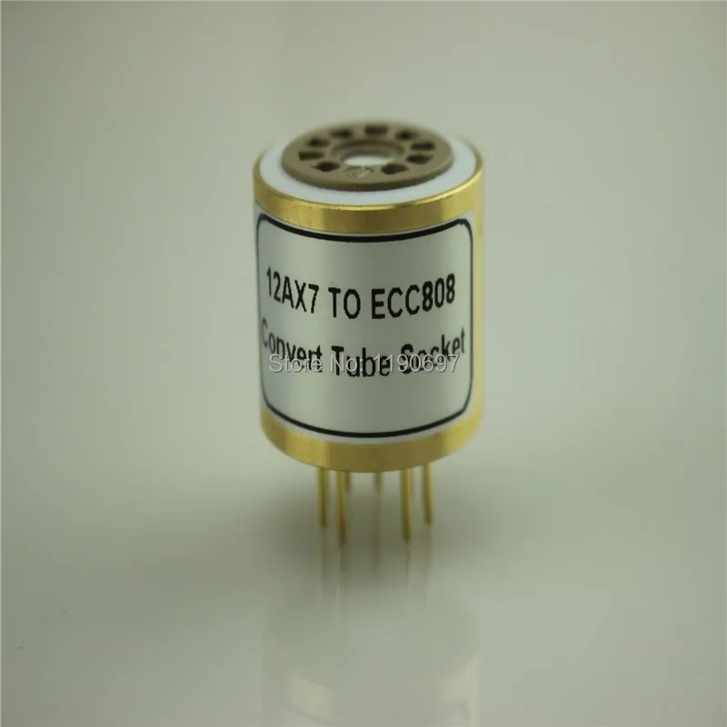 1 шт. 12AX7 ECC83 (12AU7) (сверху) в ECC808 (снизу) 9 контактов трубка DIY звуковая вакуумная