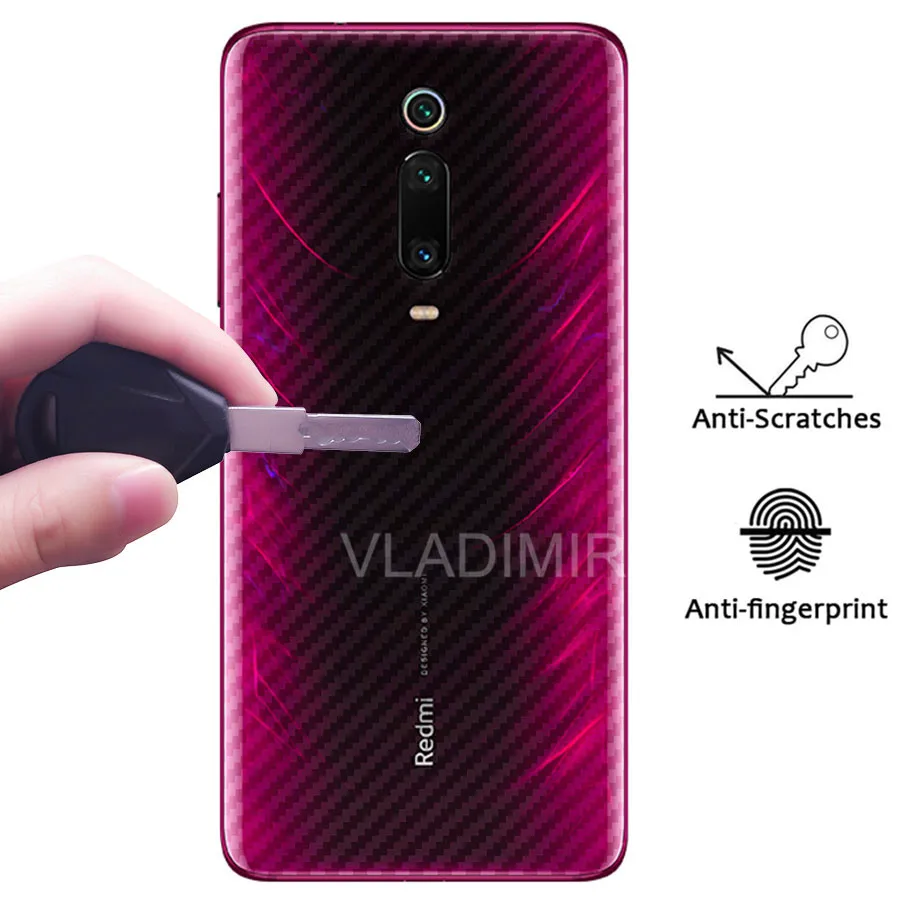 5 шт. Защитная пленка для задней панели из углеродного волокна 3D для Xiaomi mi 9T Pro 9 8 SE Защитная пленка для Red mi K20 Note 8 7 6 5 Pro A2 Lite