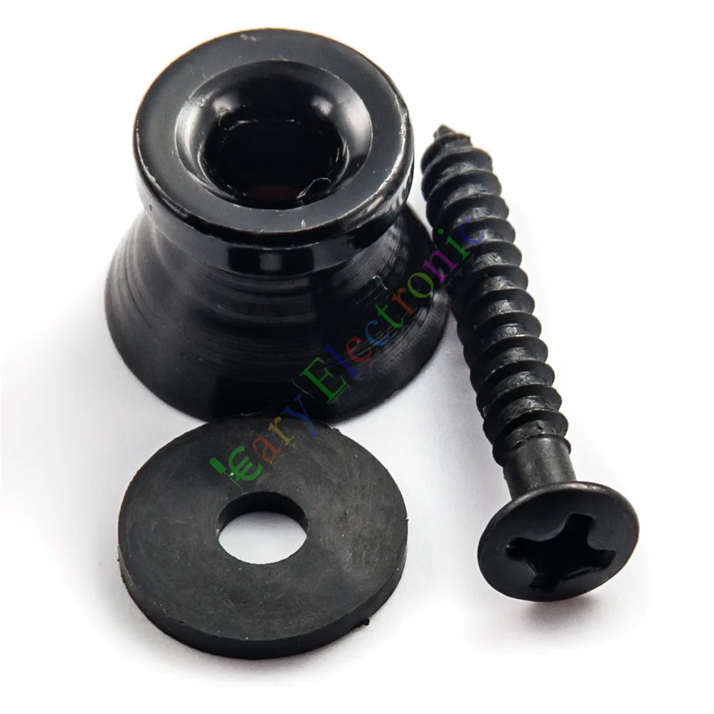Оптовая и розничная продажа 100 шт. черный ремешок искусственная круглая головка