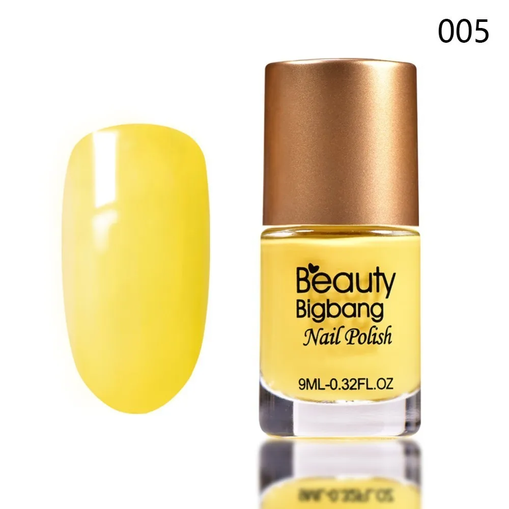 5 BEAUTYBIGBANG 9 мл сладкий цвет стойкий лак-эмаль для ногтей маникюр дизайн Быстросохнущий дизайн ногтей - Цвет: 5
