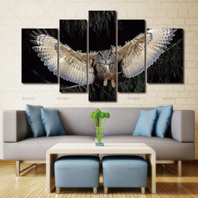 5 шт. Картина на холсте с крыльями | Дом и сад