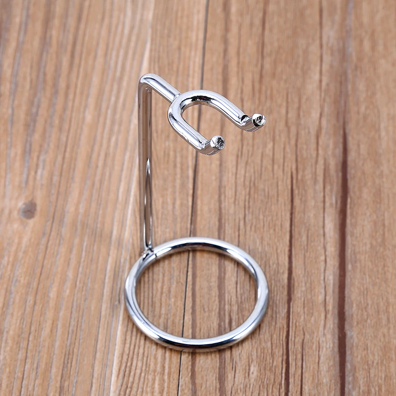 Мужская металлическая бритвенная щетка с подставкой Базовая кисть для бритвы