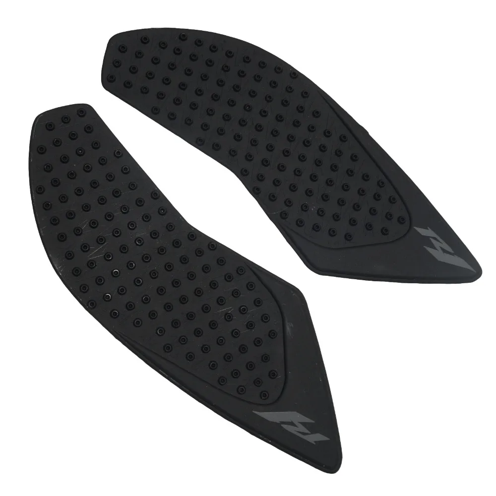 Black Motorcycle Tank Pad Protector Sticker Decal Gas Fuel Knee Grip Traction Sid For Yamaha YZF R1 2015 2016 | Автомобили и