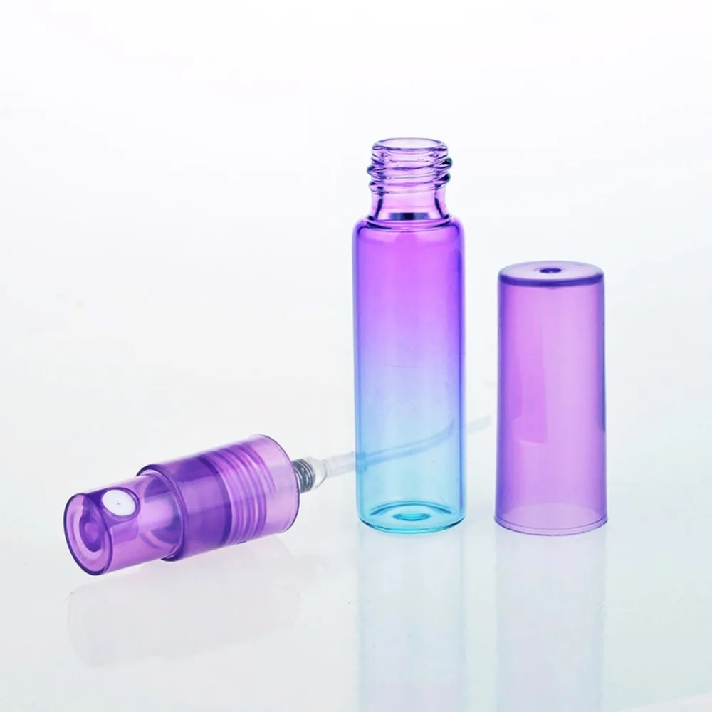 10 мл градиентный цветной многоразовый мини парфюм распылитель для пульвезатора