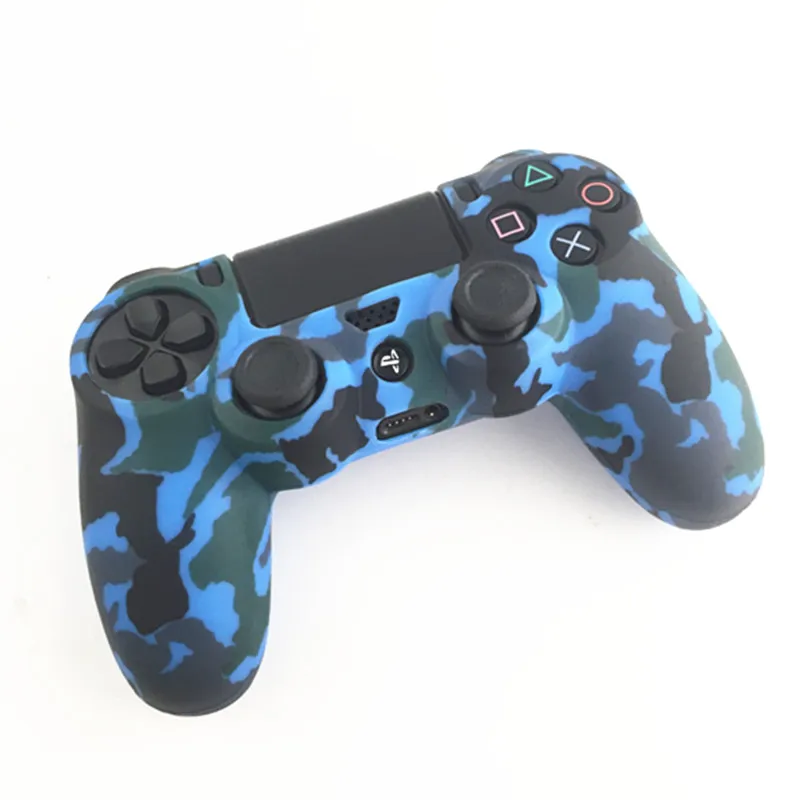 10 шт. силиконовый защитный чехол для Playstation 4 PS4 контроллер Pro тонкий камуфляжный