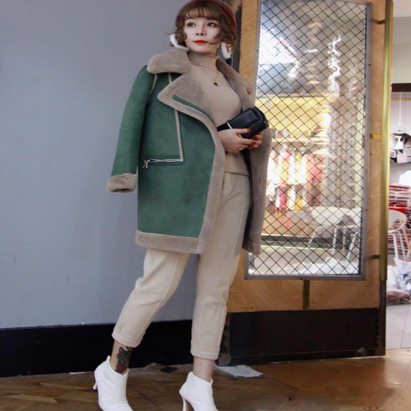 Manteau femme UK Осень/Зима Женское модное Простое Шерстяное пальто на молнии Женская парка женская верхняя одежда abrigos mujer
