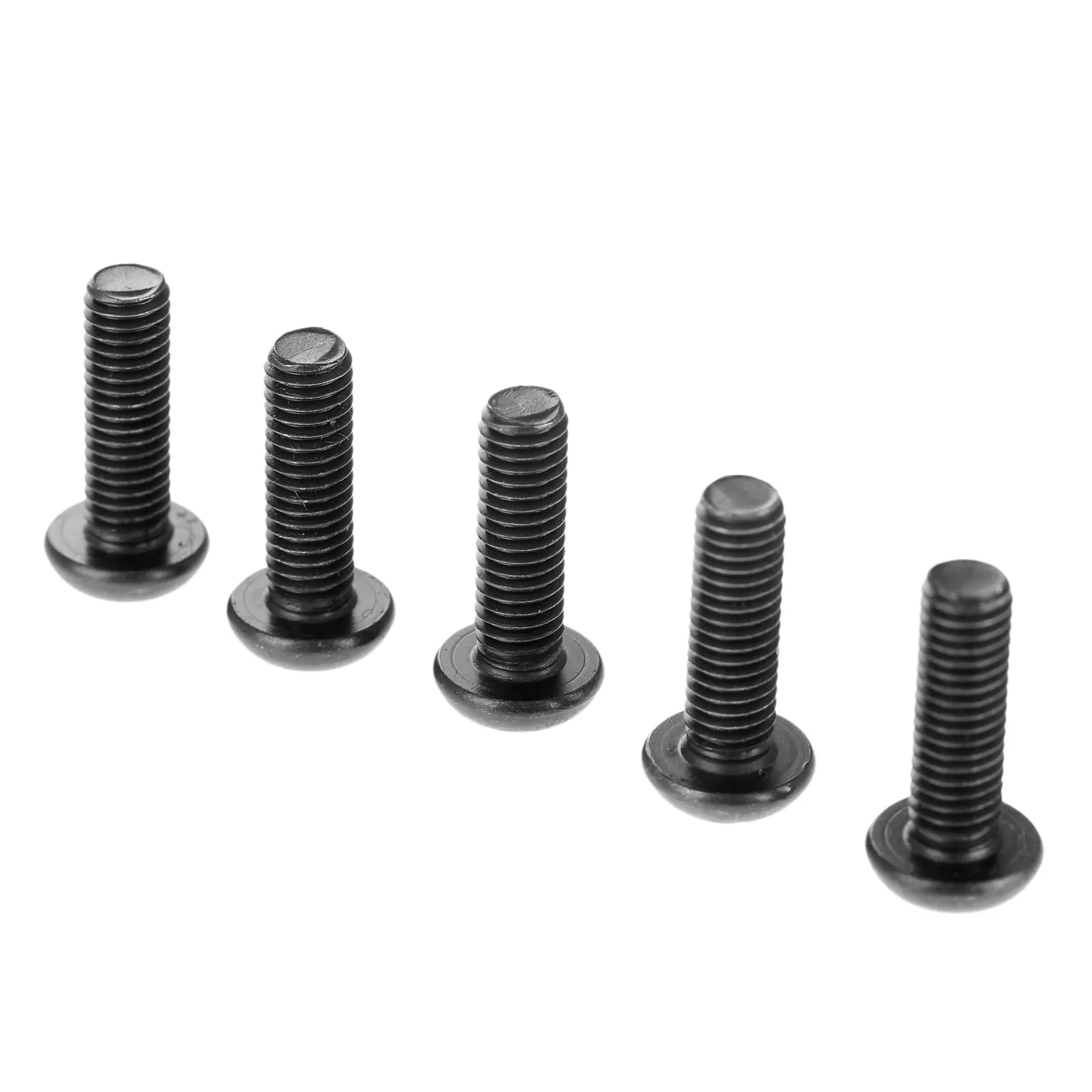 50 шт. черная Шестигранная головная головка M5 винтовая мебель Грибная крышка