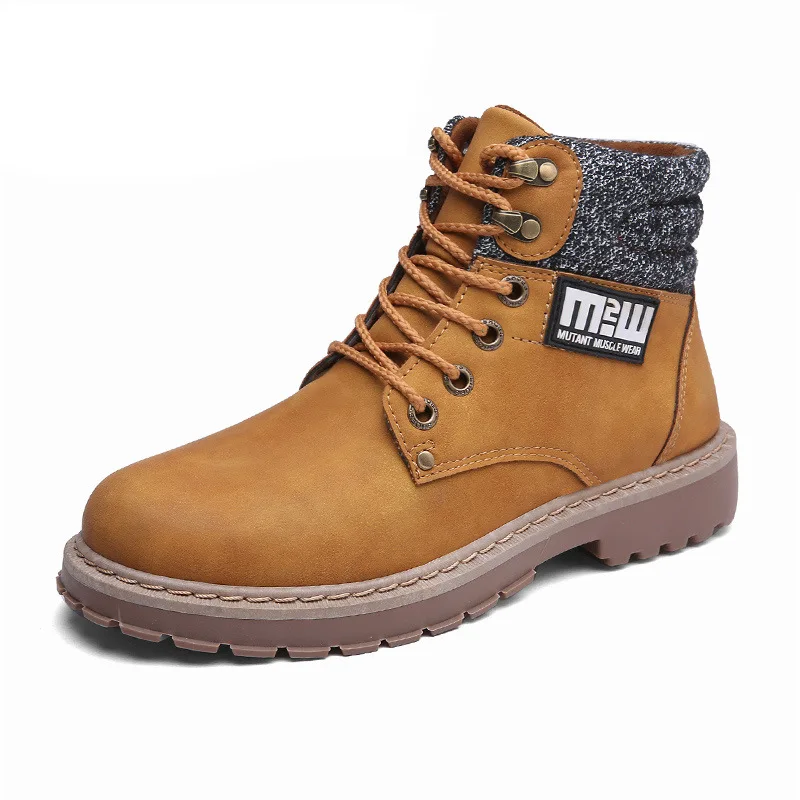 OLOMM/Новинка 2019 года модная мужская повседневная обувь в деловом стиле мартинсы