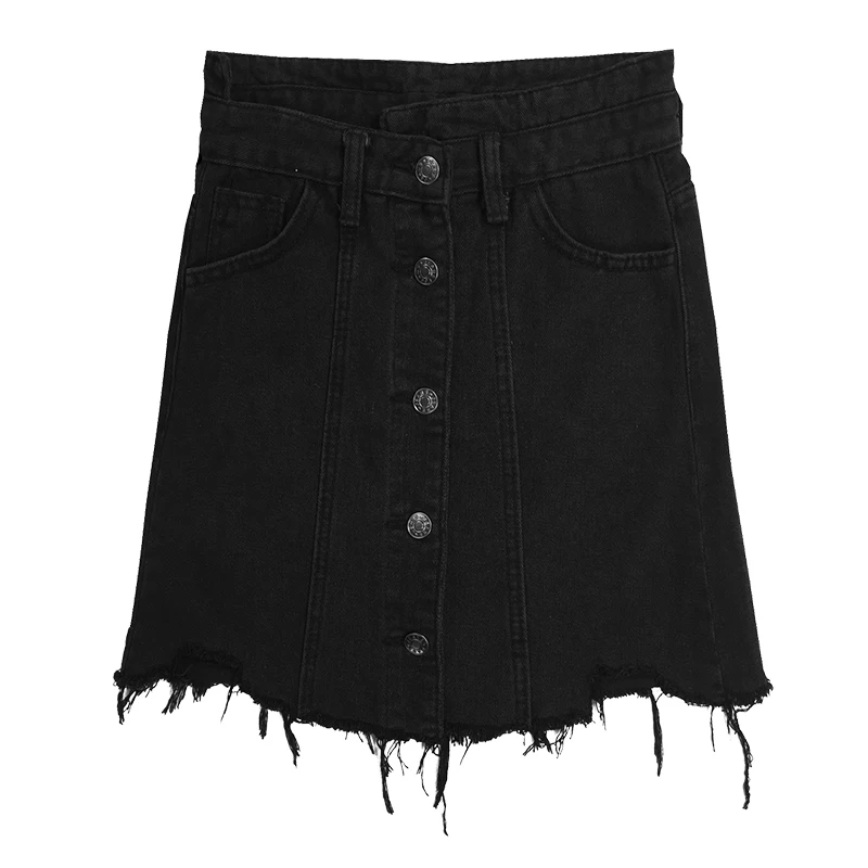 ZG1101 весна лето 2020 Новая женская модная винтажная Асимметричная джинсовая юбка с