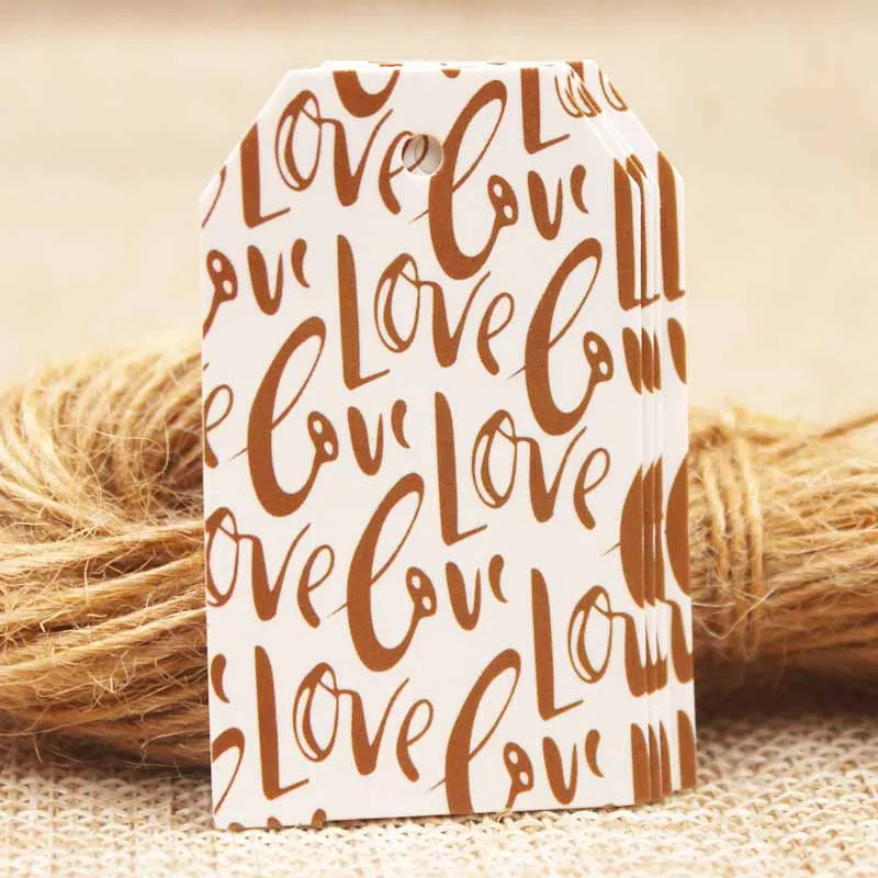 100tag + 100string Paperboard дизайн печати ценник Полезная строка лучший матч прекрасный