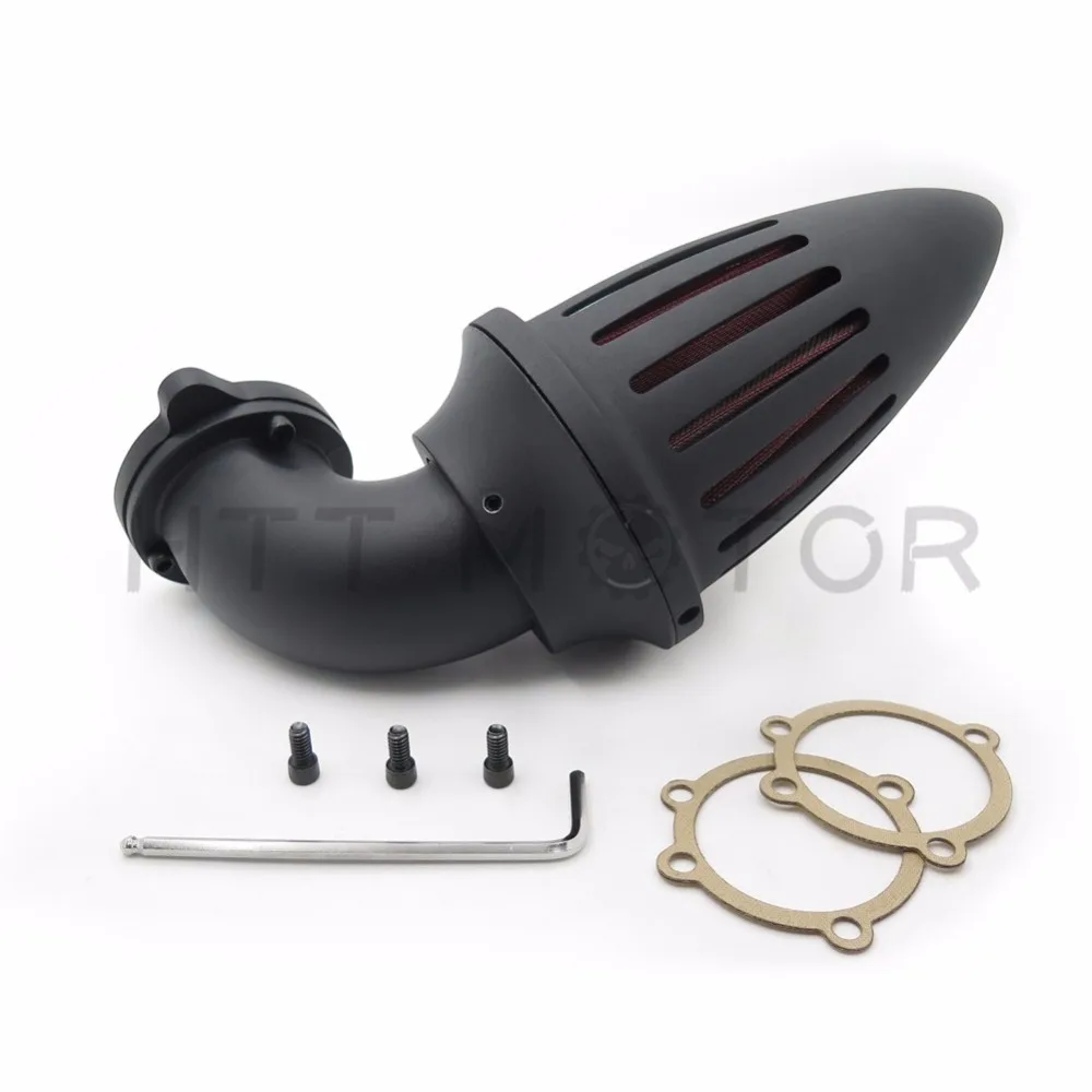 Запчасти для двигателя впускного фильтра Harley Davidson S & custom CV EVO XL Sportster BLACK|air cleaner