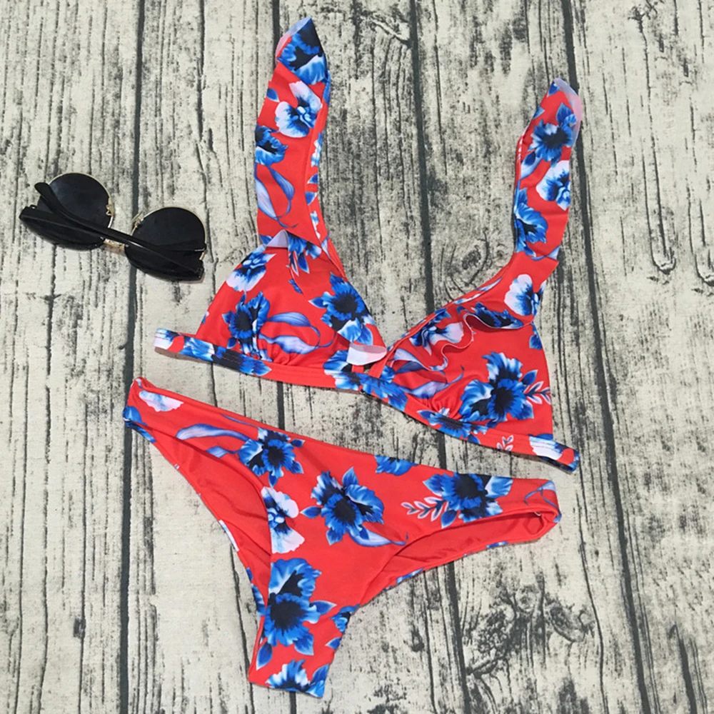Топ пляжная одежда женские бикини сексуальный купальник с лямкой на шее для