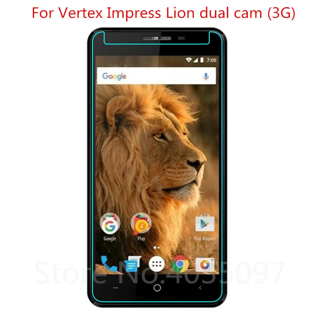 Закаленное стекло для Vertex Impress Lion dual cam (3G) Защита экрана защитное стекло|Защитные