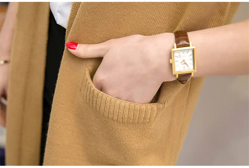 Autumn Sweater Female 2019 New Loose Long Section knitted Outer Vest Sleeveless Cardigan Jumper Outerwear Coats PZ1240 |