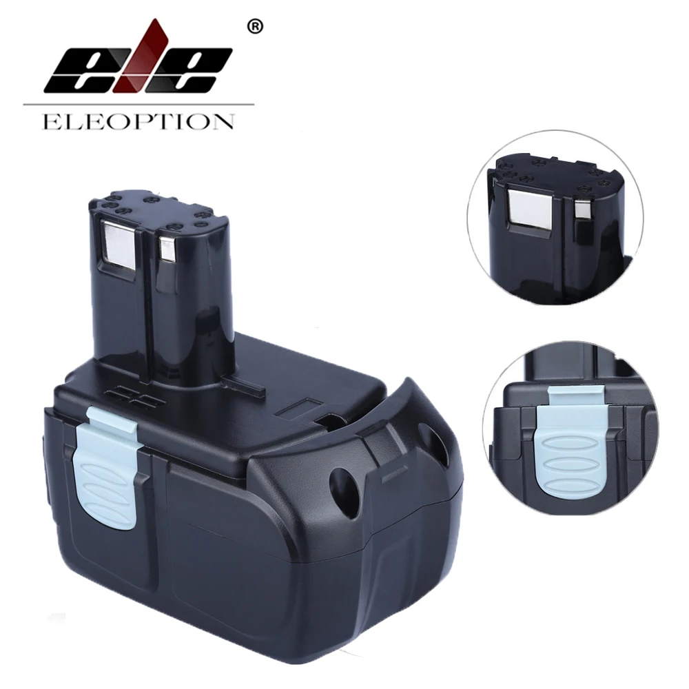 ELEOPTION 18 В 3000 мАч литий-ионная аккумуляторная дрель Батарея для Hitachi 327730 327731 BCL1815 EBM