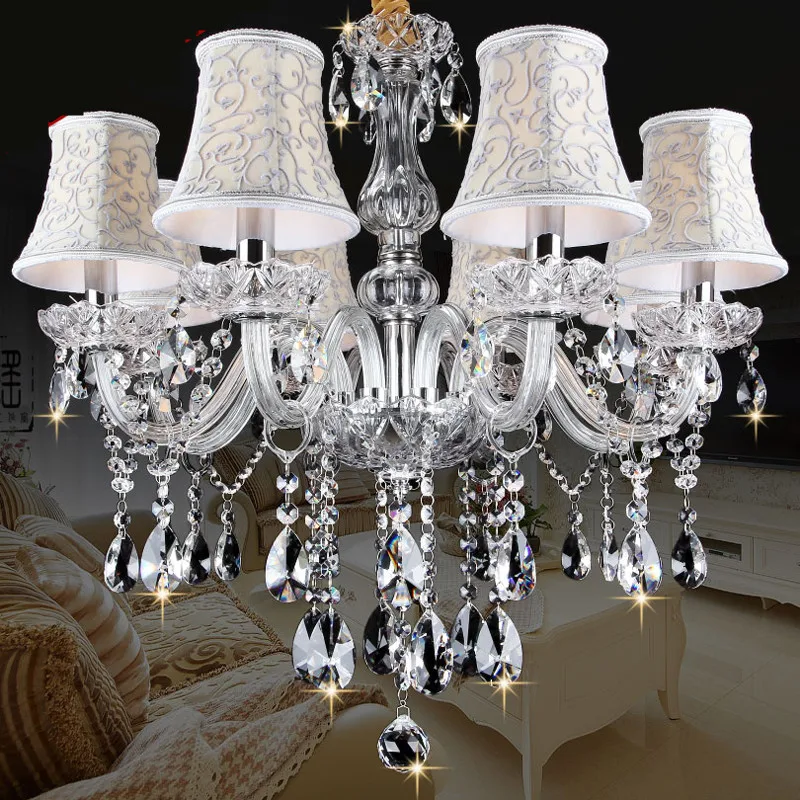 

New Modern led crystal chandeliers for Dining room kitchen Livingroom Bedroom K9 crystal lustres de teto ceiling chandelier