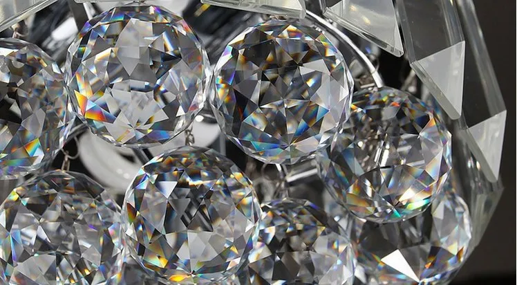 10 шт./лот AAA 30 мм ясно Висит ХРУСТАЛЬНЫЙ ШАР/ШАР Suncatcher Фэн-Шуй Prism Подвеска