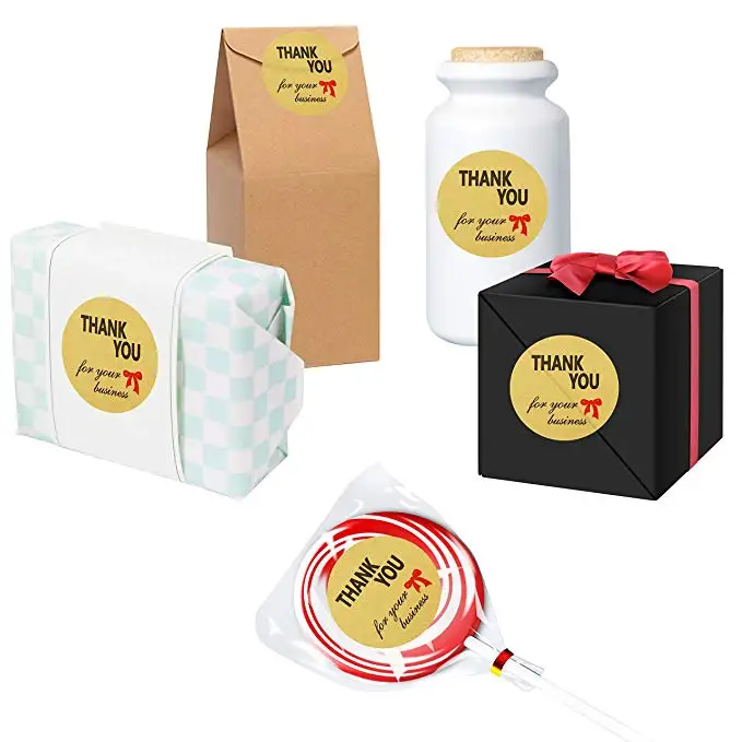 

"Thank you for your business" sticker for thanksgiving gift decoration labels wedding party decoration christmas decor for home